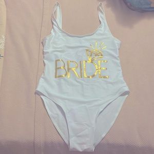 Bride swimsuit